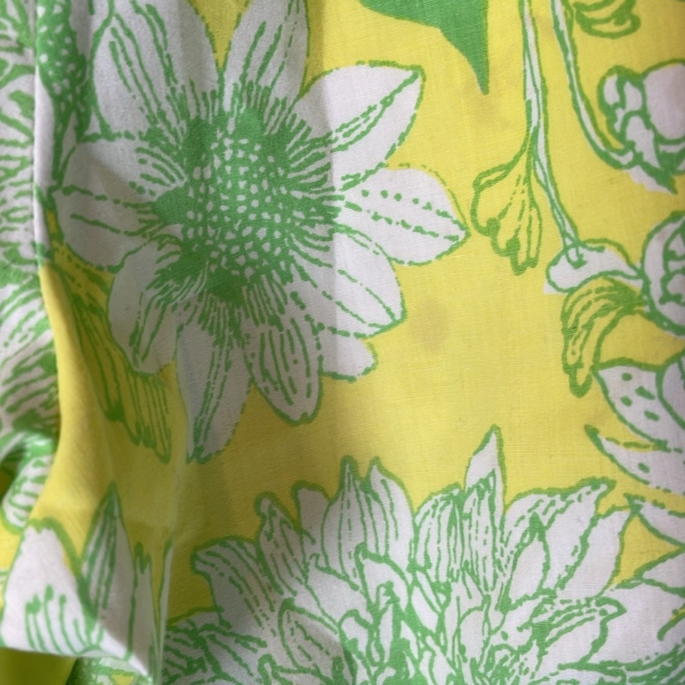 VINTAGE THE LILY FLORAL PANTS 1960s 70s - Picture 5 of 8